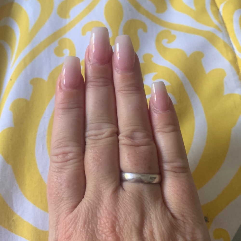 Size 7 sterling silver band plain